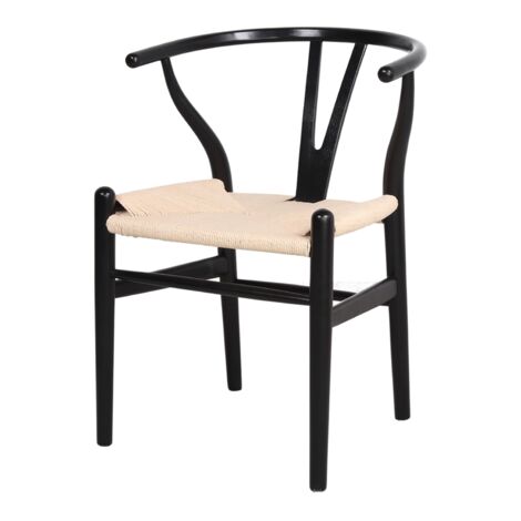 AUTRES Chaise en bois avec un style nordique - modèle 017 - noir
