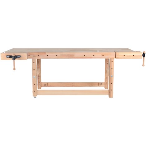 AUTRES Établi menuiserie 2500 mm - Hauteur 1100 mm - Étaux Bench11 et Bench13