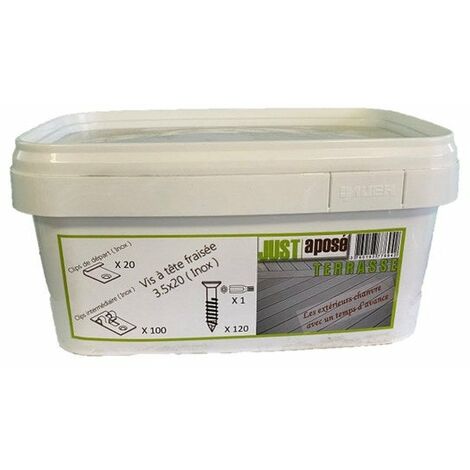 AUTRES Lot de 100 Clips/vis et 10 Dep Chausey - 5m²