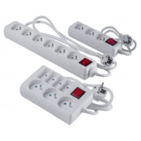 AUTRES Multiprises avec interrupteur Bloc droit 3 prises 16A