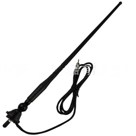 Autres pièce de rechange pour voiture- Antenne radio étanche AM FM, antenne marine IP66, Récepteur voiture, caoutchouc flexible. Antenne pour voiture, camion, bateau, quad, SSV, yacht et camping-car-