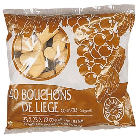 AUTRES Sachet de 40 bouchons coniques en liège