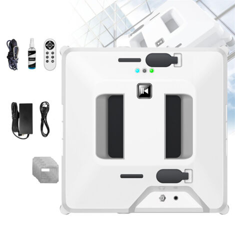 AUTRUCKER Robot Window Cleaning Machine, Smart Electric Remote Control Window Cleaning Machine for Home