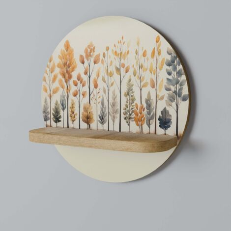 AUTUMN FOREST Rundes Regal