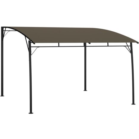 Auvent de Balcon Anti-Soleil - pare-soleil de jardin - Auvent de jardin terrasse bistro - 3x3x2,55 m Taupe Chic-639615