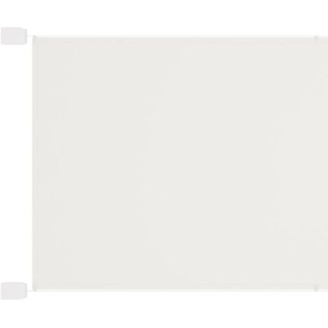 Auvent de Balcon Anti-Soleil - vertical - Auvent de jardin terrasse bistro - Blanc 140x800 cm Tissu oxford Chic-828129