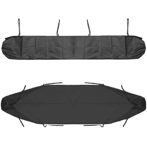 Auvent DeTerrasse, De Terrasse De Rangement Housse Auvent, Protection La Neige Anti-poussiere en Imperméable(4m / 13.12ft,Black)