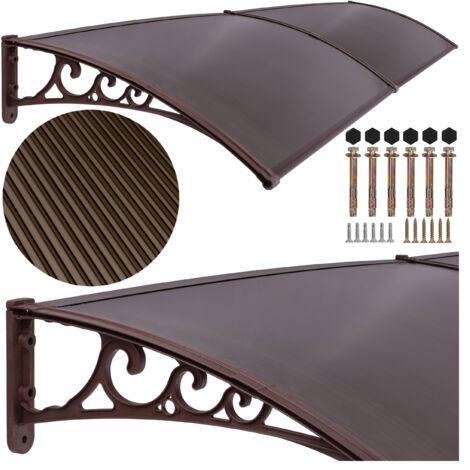 Auvent en plastique Dako Duo 100x200cm marron