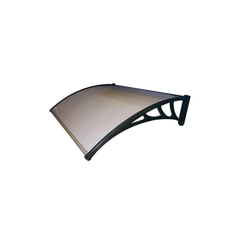 Abri exte'rieur en polycarbonate transparent avec supports en plastique cm100x150