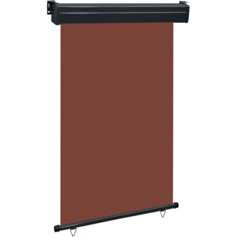 Auvent latéral de balcon 120x250 Marron