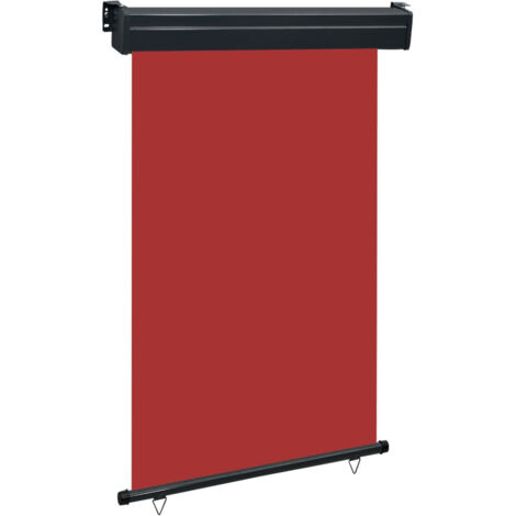 Auvent latéral de balcon 120x250 Rouge