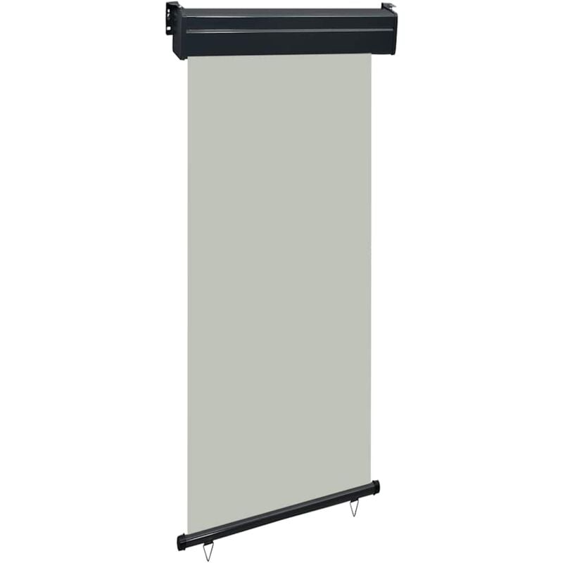 Auvent latéral de balcon 80x250 cm Gris
