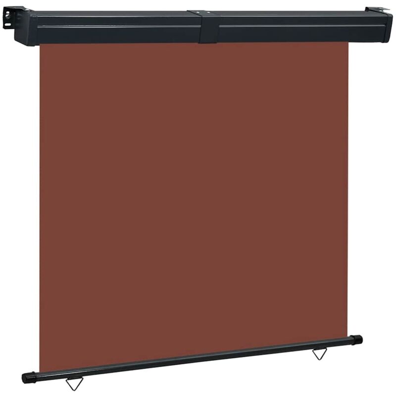 Auvent latéral de balcon 160x250 cm Marron