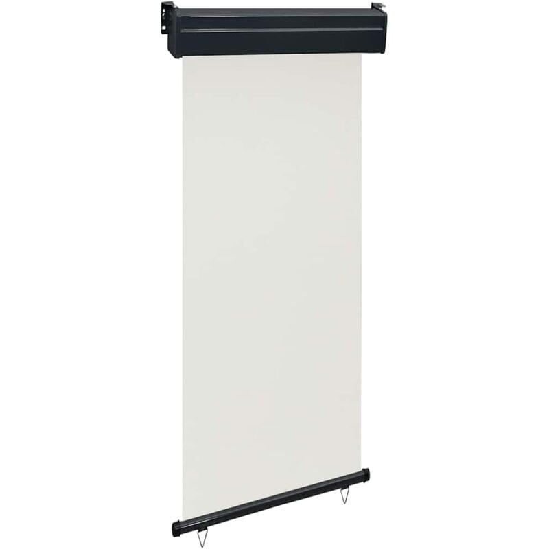 Auvent latéral de balcon 85x250 cm Crème