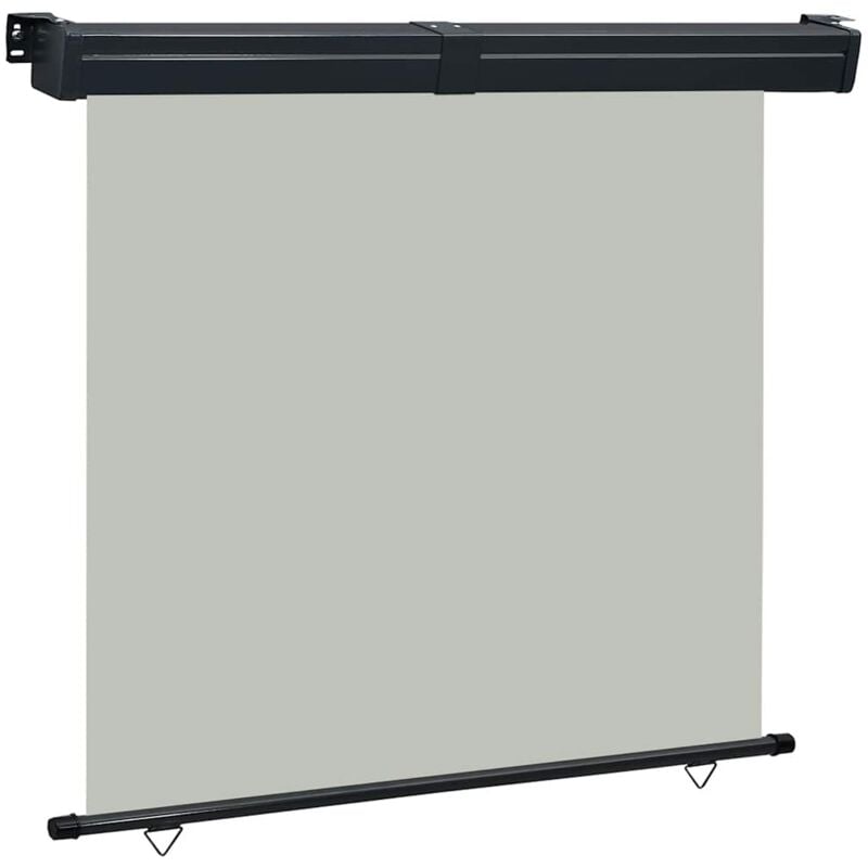 Auvent latéral de balcon 160x250 cm Gris