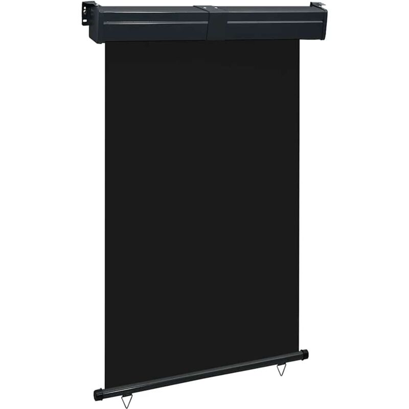Auvent latéral de balcon 120x250 cm Noir