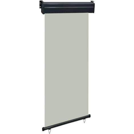 Auvent latéral de balcon 80x250 Gris
