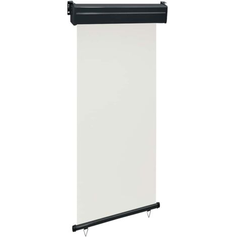 Auvent latéral de balcon-Store banne de balcon 105x250 cm Crème 530989