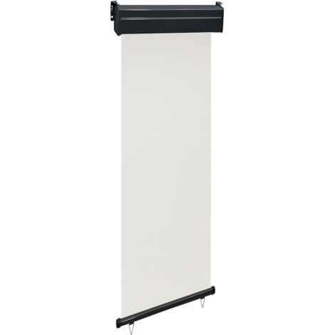 Auvent latéral de balcon-Store banne de balcon 65x250 cm Crème 529450