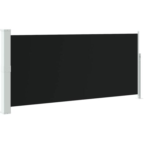 Auvent latéral rétractable 140 x 300 cm Noir