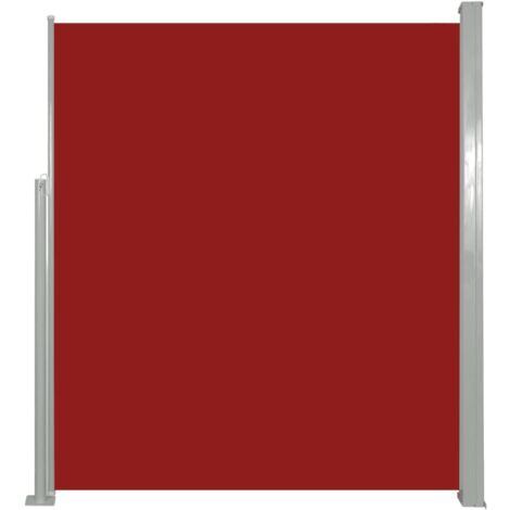 Auvent latéral rétractable 160x500 Rouge