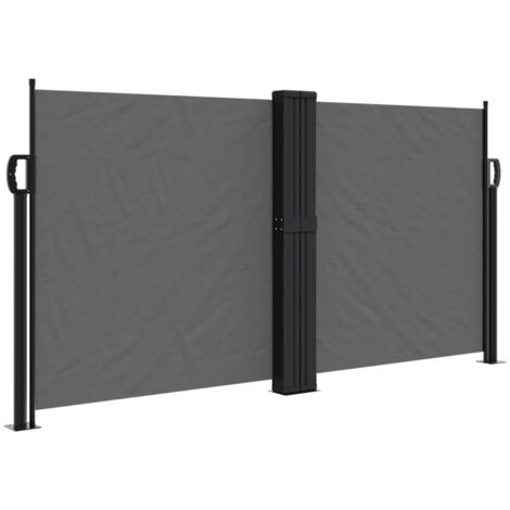 Auvent latéral rétractable anthracite 120x1200