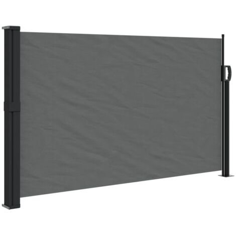Auvent latéral rétractable anthracite 120x500
