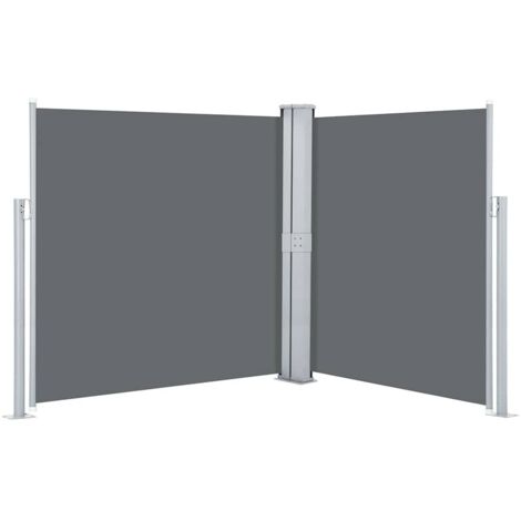 Auvent latéral rétractable Anthracite 140 x 600 cm