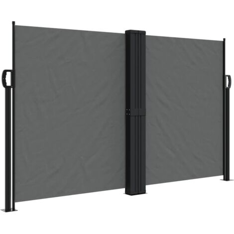 Auvent latéral rétractable anthracite 140x1200