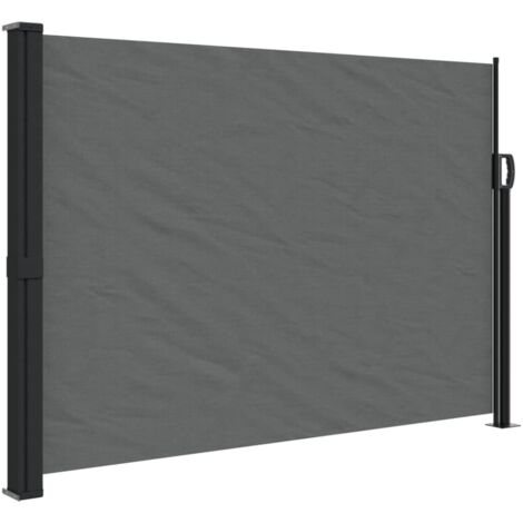 Auvent latéral rétractable anthracite 140x500