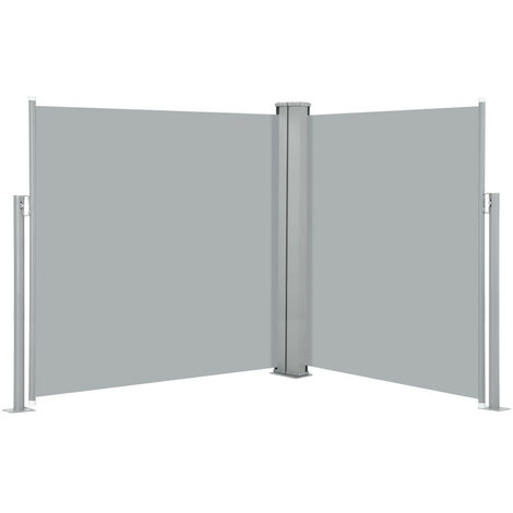 Auvent latéral rétractable Anthracite 140x600