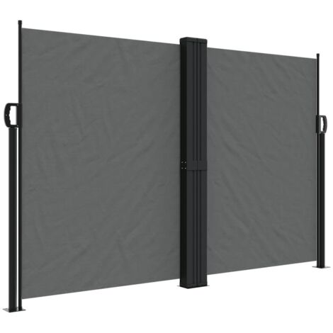 Auvent latéral rétractable anthracite 160x1000 cm