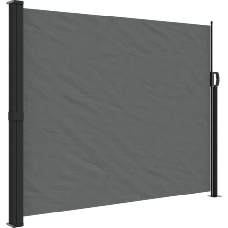 Auvent latéral rétractable anthracite 160x500