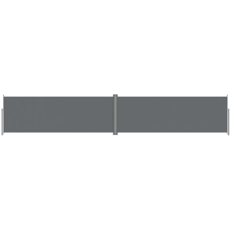 Auvent latéral rétractable Anthracite 180x1000