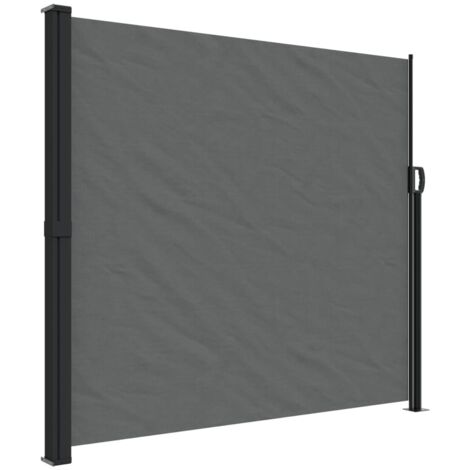 Auvent latéral rétractable anthracite 180x300