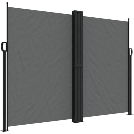 Auvent latéral rétractable anthracite 180x600