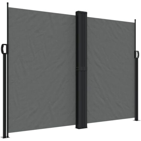 Auvent latéral rétractable anthracite 180x600