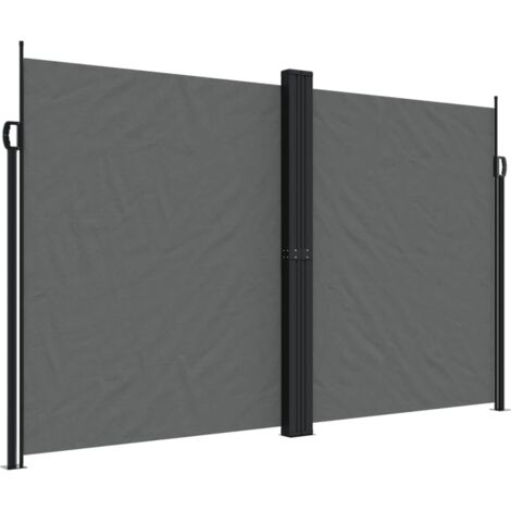 Auvent latéral rétractable anthracite 200x1000