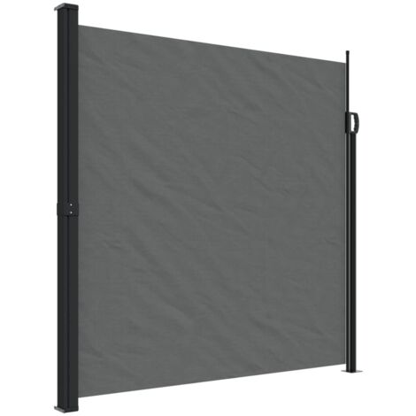 Auvent latéral rétractable anthracite 200x600