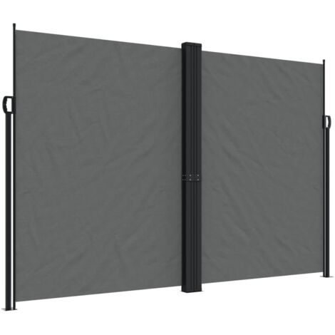 Auvent latéral rétractable anthracite 220x1000