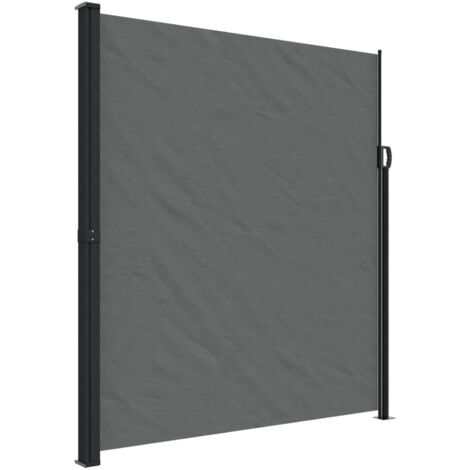Auvent latéral rétractable anthracite 220x500