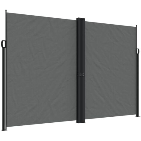 Auvent latéral rétractable anthracite 220x600