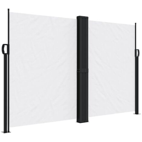 Auvent latéral rétractable blanc 160x1000 cm