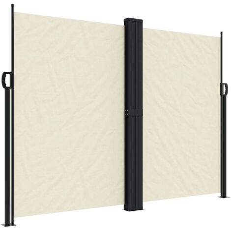 Auvent latéral rétractable crème 180x1000