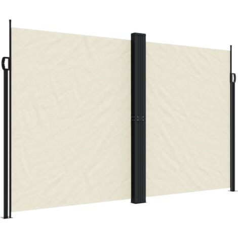 Auvent latéral rétractable crème 200x600