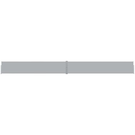 Auvent latéral rétractable de patio 140x1200 cm Anthracite