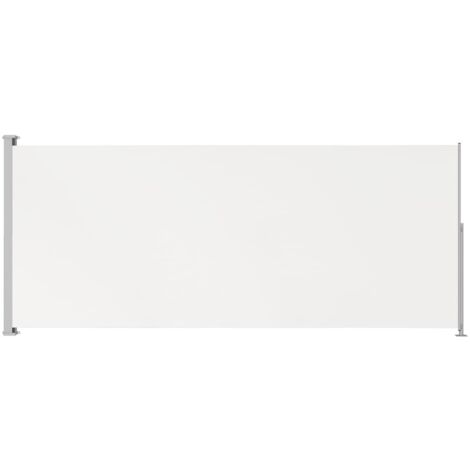 Auvent latéral rétractable de patio 220x500 Crème 2