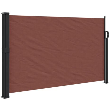 Auvent latéral rétractable marron 120x300