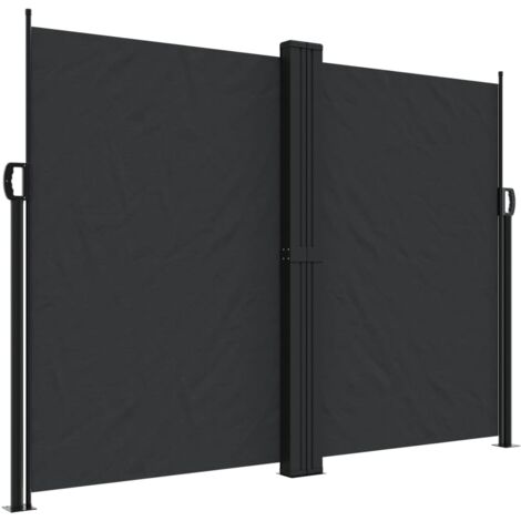 Auvent latéral rétractable noir 180x1200