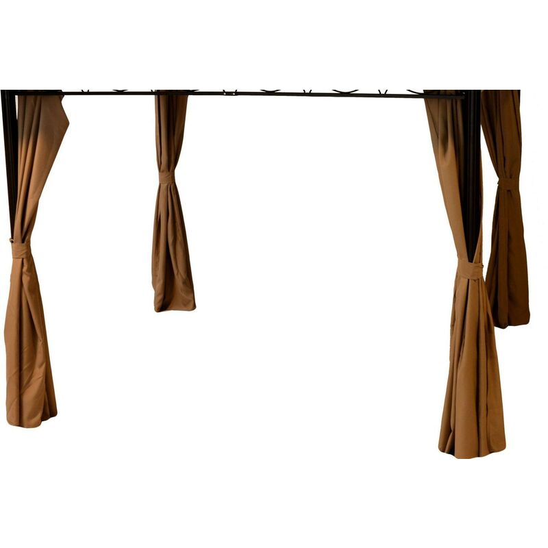 Webmarketpoint - Auvent latéral pour gazebo Texas sans moustiquaire
